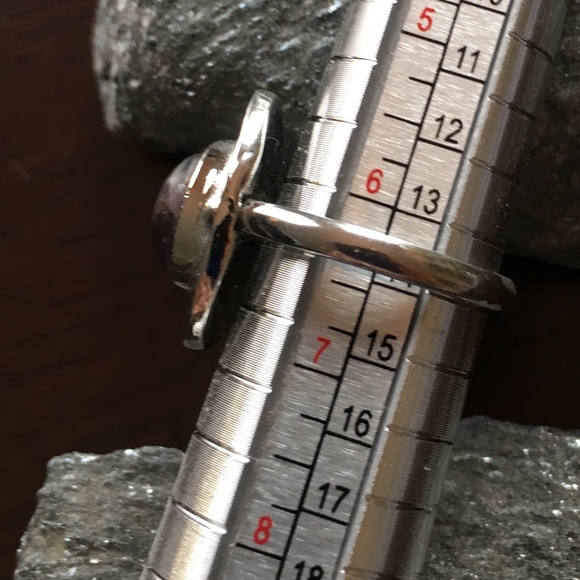 Silver with Amethyst Ring - Picture 3 of 3